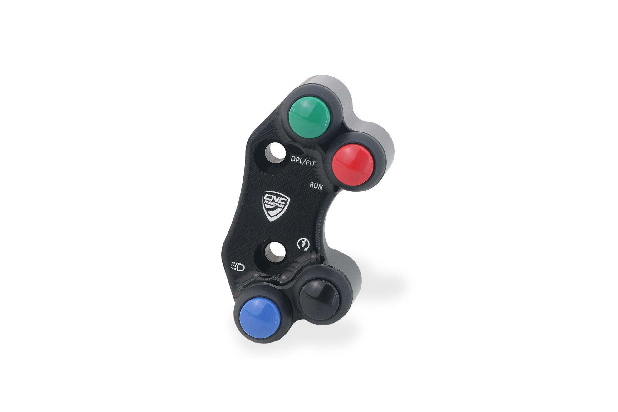 CNC Racing Right Hand Side 4 button STREET Billet Switch for use with Brembo Forged & Billet Brake Master Cylinders for Ducati Panigale V4 (2025+) CNC Racing Right Hand Side 4 button STREET Billet Switch for use with Brembo Forged & Billet Brake Master Cylinders for Ducati Panigale V4 (2025+)